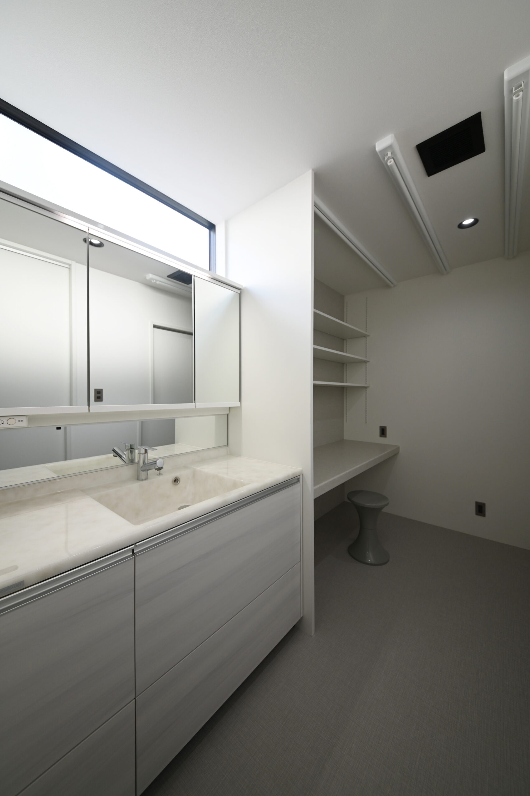 ダウンリビングとプライベートテラスが生む上質な時間