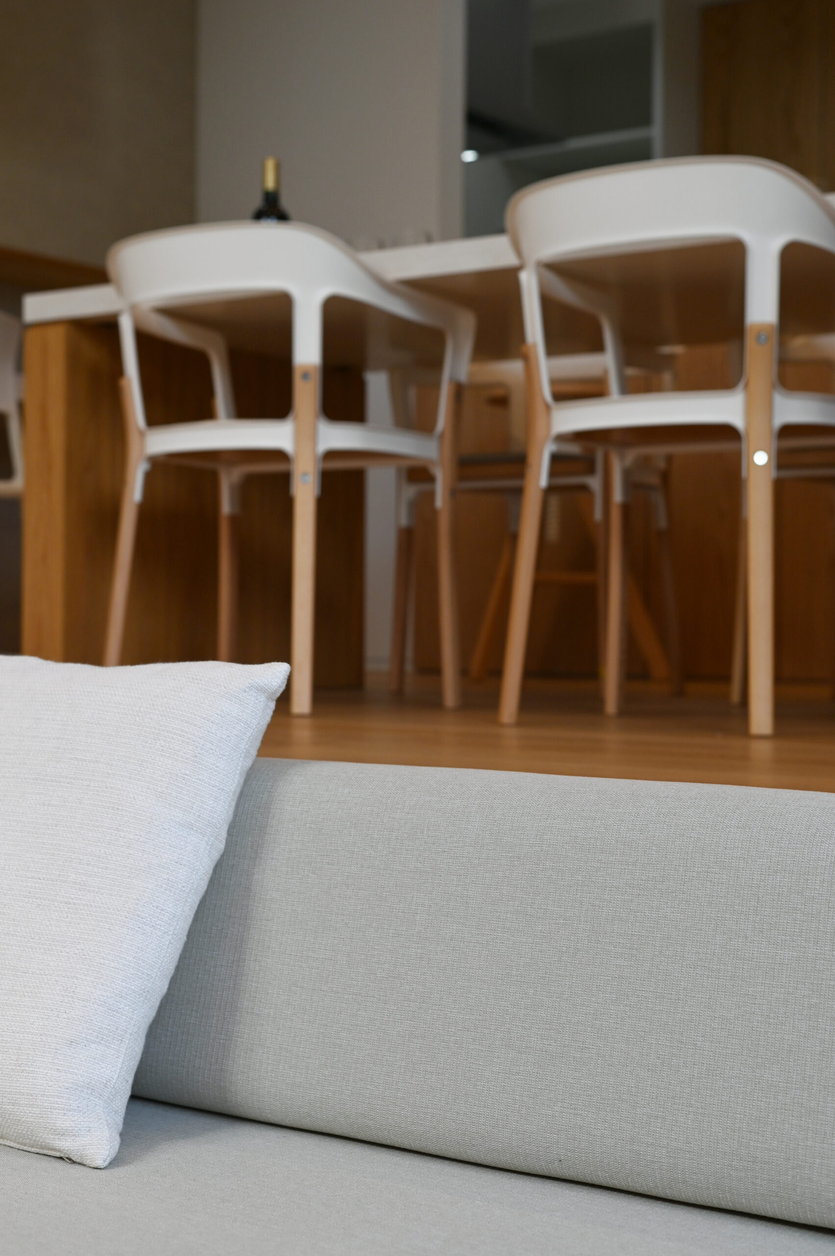 ダウンリビングとプライベートテラスが生む上質な時間